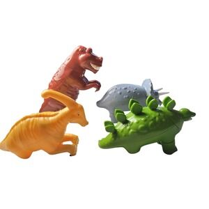Popular Playthings 2017 Magnetic Dinosaur Toys T-Rex, Triceratops, Stegosaurus